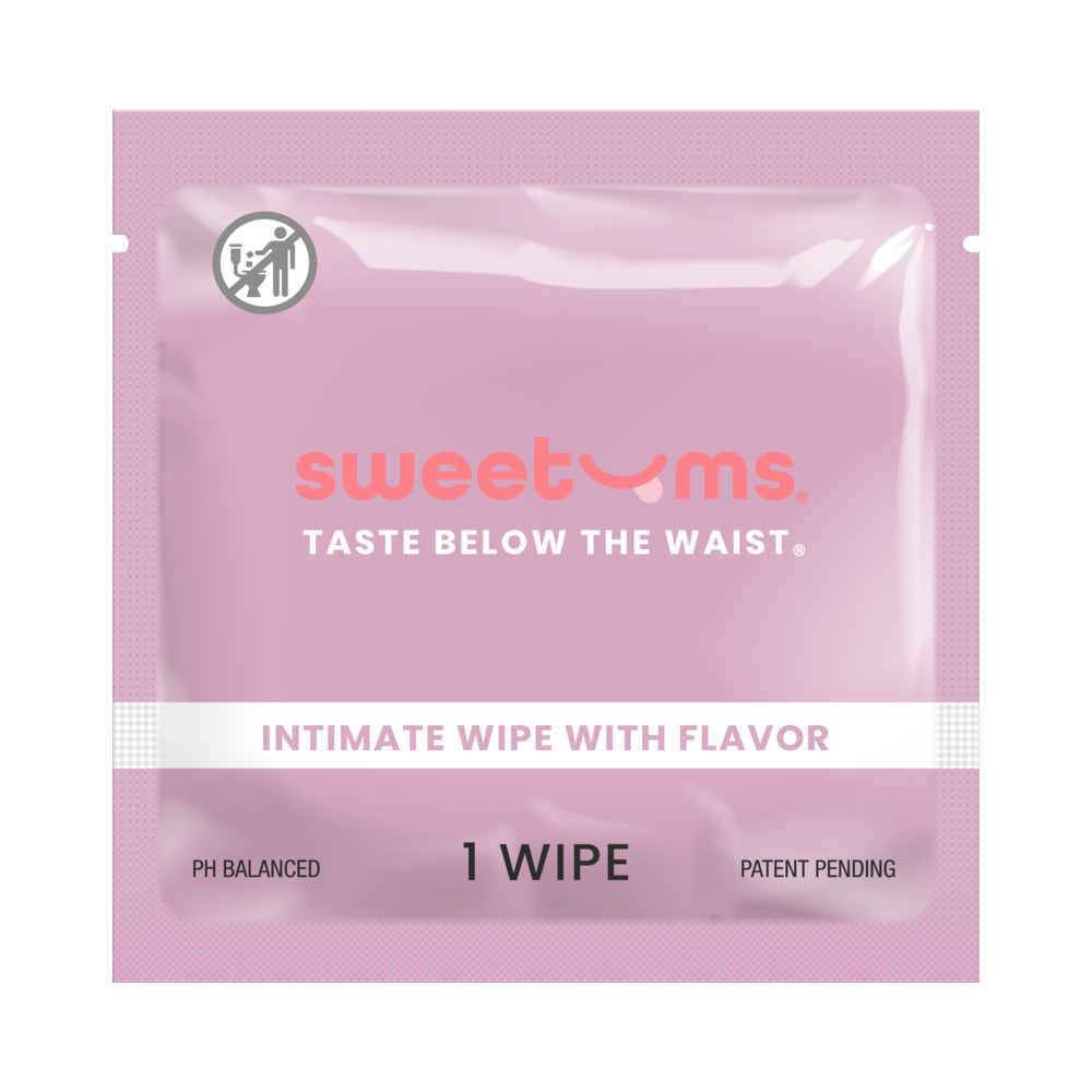 Sweetums Intimate Wipes Grape Flavor 10-Pack - Image 2