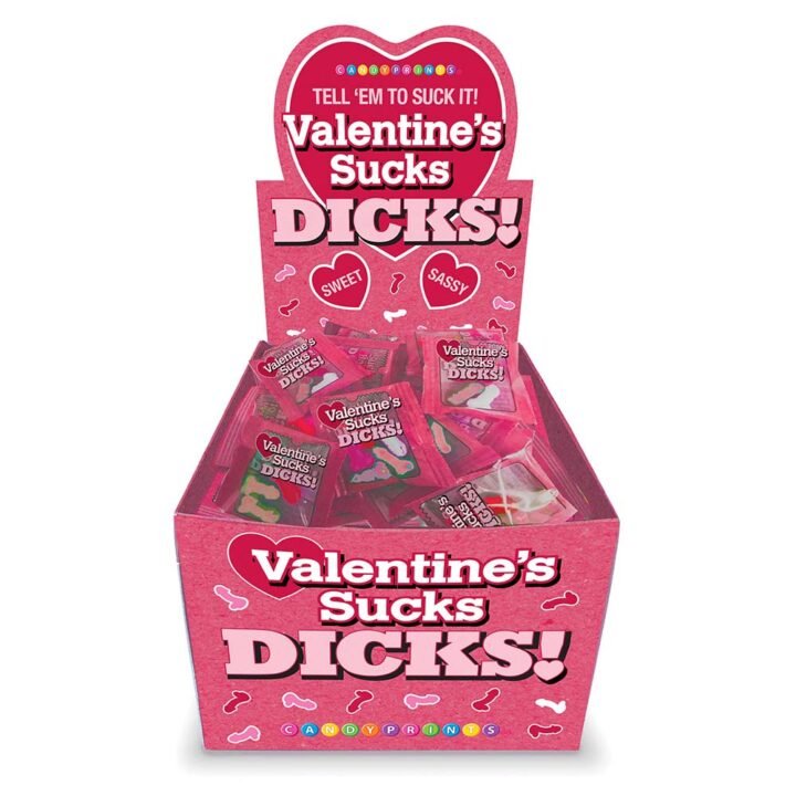 Valentine''s Sucks Dicks 100-Pack Display
