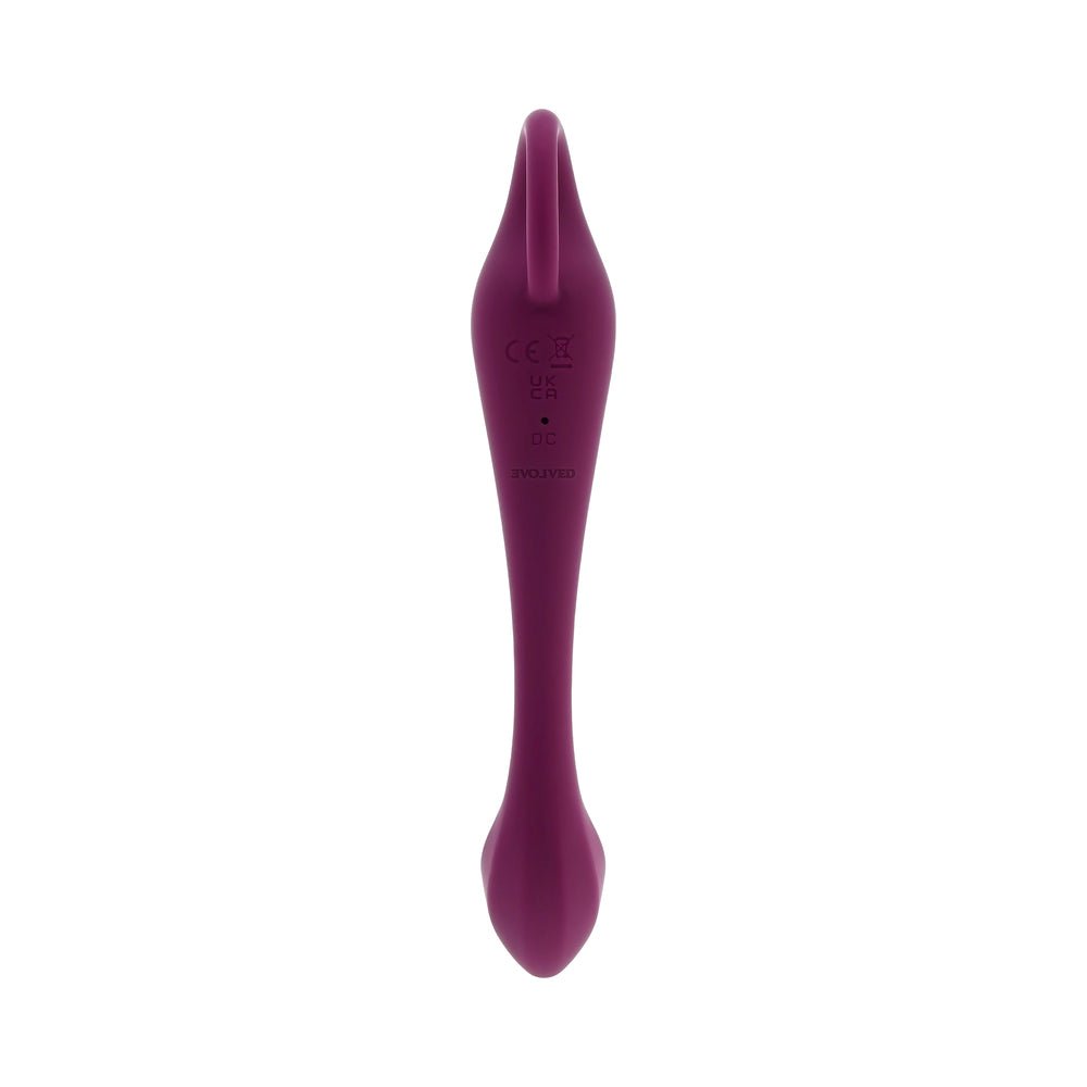 Evolved Lochness G Rechargeable Vibrator Silicone Burgundy - Image 6