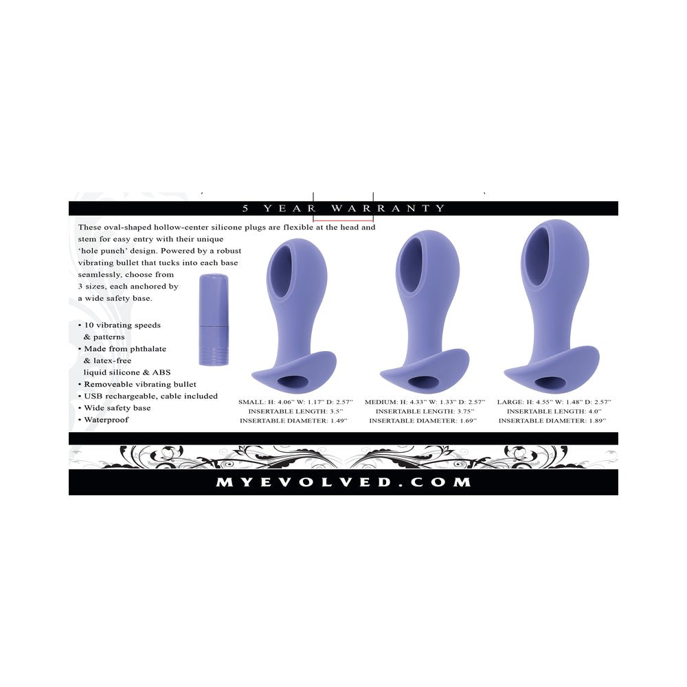 Evolved Hole Punch Plug Set Rechargeable Purple - Image 9