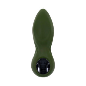 Alternative view of Gender X My Secret Garden Rechargeable Vibrating Anal Plug with Remote Silicone Green