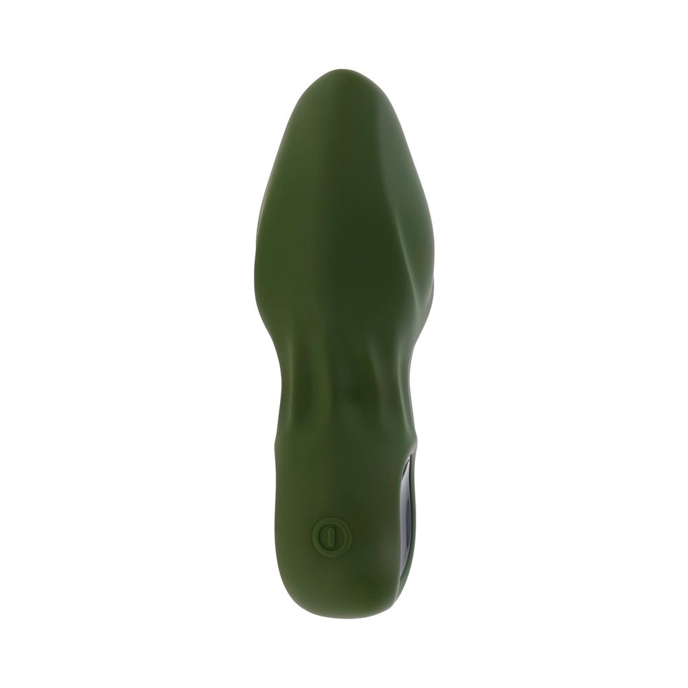 Gender X My Secret Garden Rechargeable Vibrating Anal Plug with Remote Silicone Green - Image 5