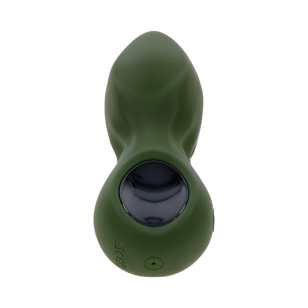 Gender X My Secret Garden Rechargeable Vibrating Anal Plug with Remote Silicone Green - Image 6