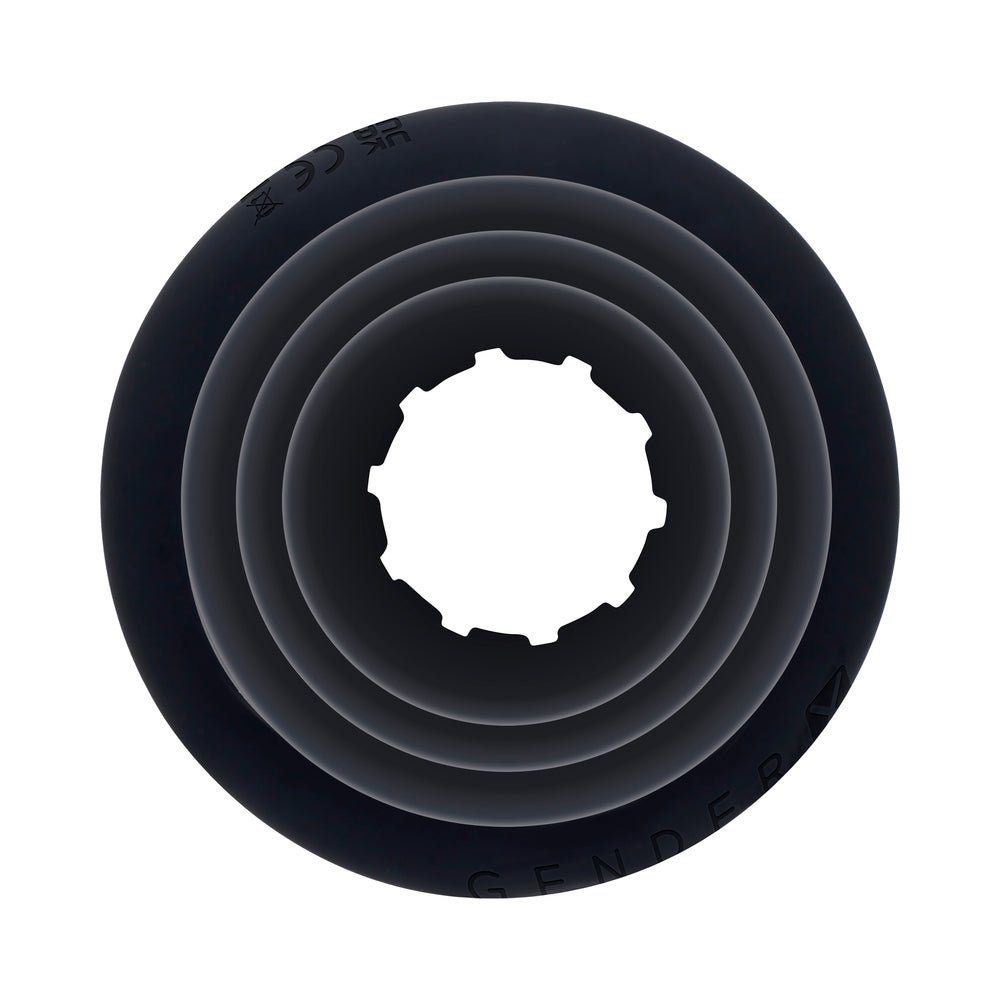 Gender X Echo Rechargeable Vibrating Sheathed Silicone Black - Image 9