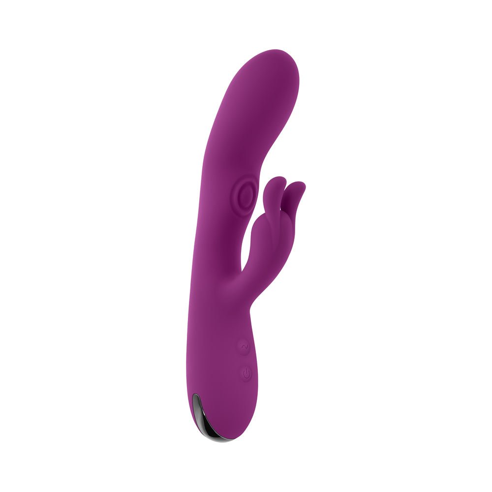 Playboy Busy Bunny Rechargeable Dual Stimulator Vibrator Silicone Wild Aster - Image 3