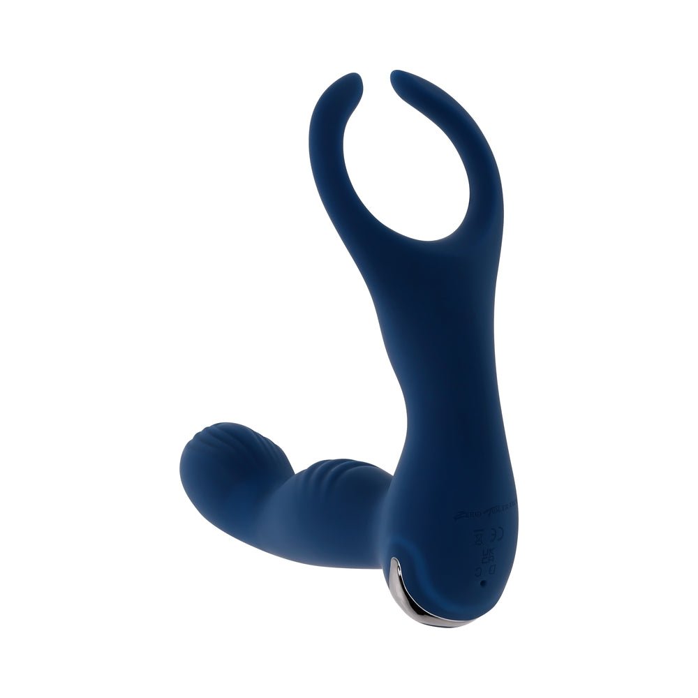 Zero Tolerance By All Means Rechargeable Prostate Vibrator with Remote Silicone Blue - Image 3
