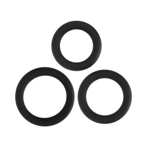 Alternative view of Adam & Eve Silicone Penis Ring Set
