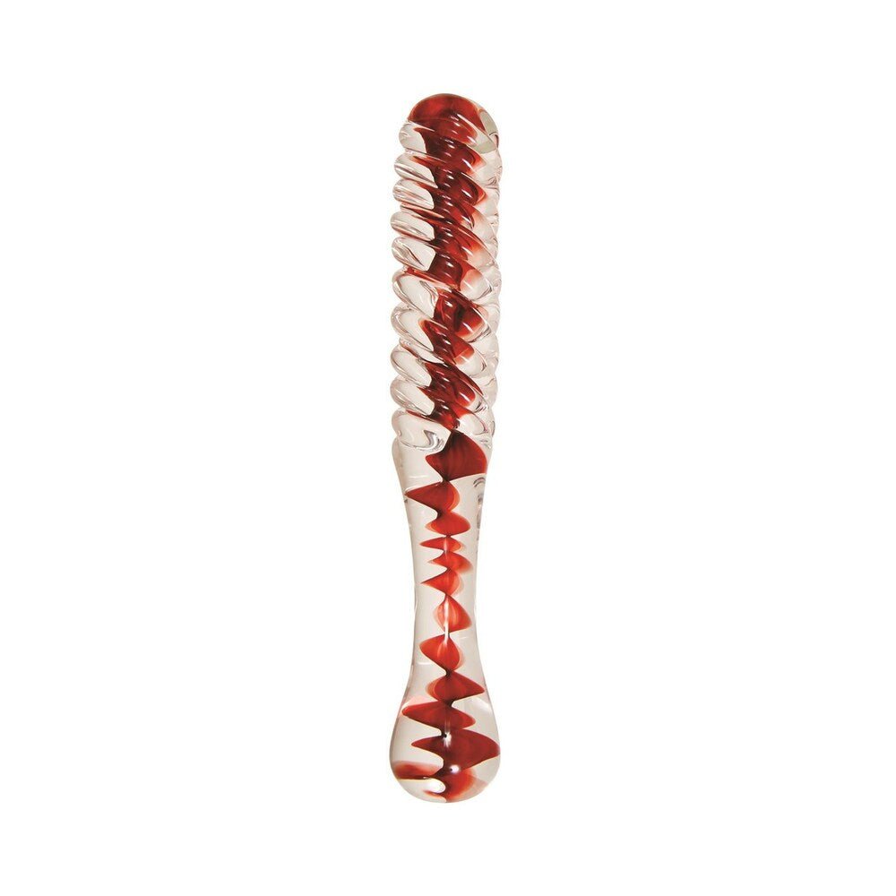 Adam & Eve Eve''s Sweetheart Swirl Glass Dildo - Image 3