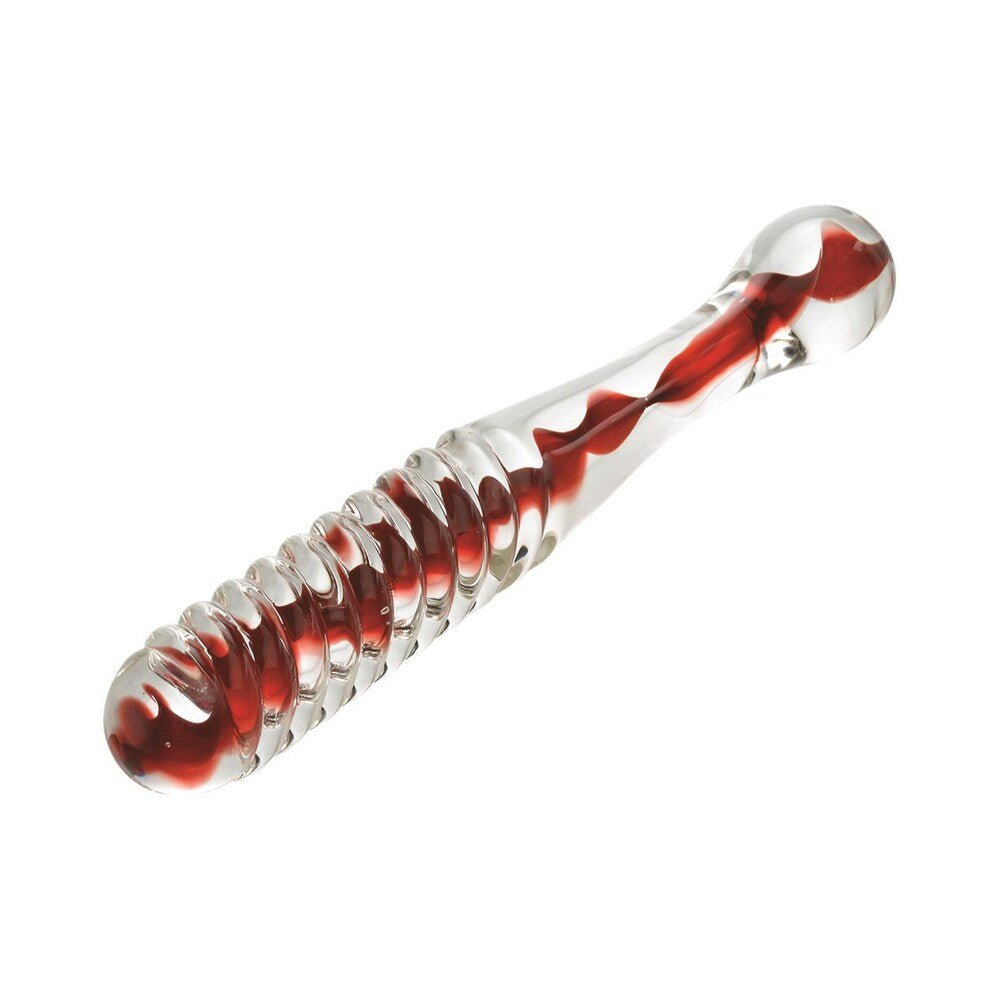Adam & Eve Eve''s Sweetheart Swirl Glass Dildo - Image 5