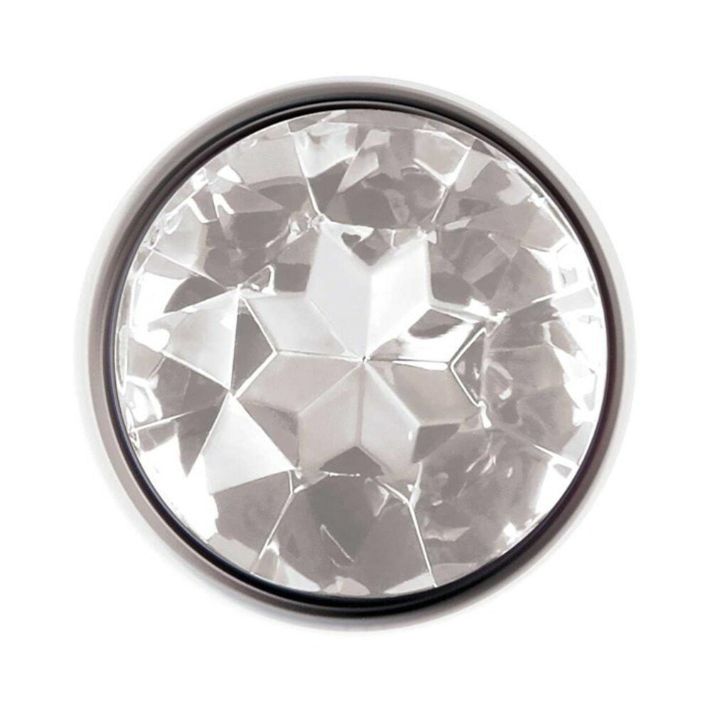 Adam & Eve Clear Gem Anal Plug Medium - Image 2