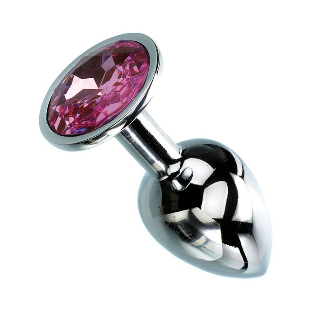 Adam & Eve Pink Gem Anal Plug Small - Image 3