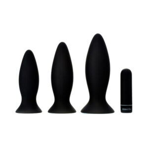 Alternative view of Adam & Eve Rechargeable Vibrating Anal Plug Trainer Kit