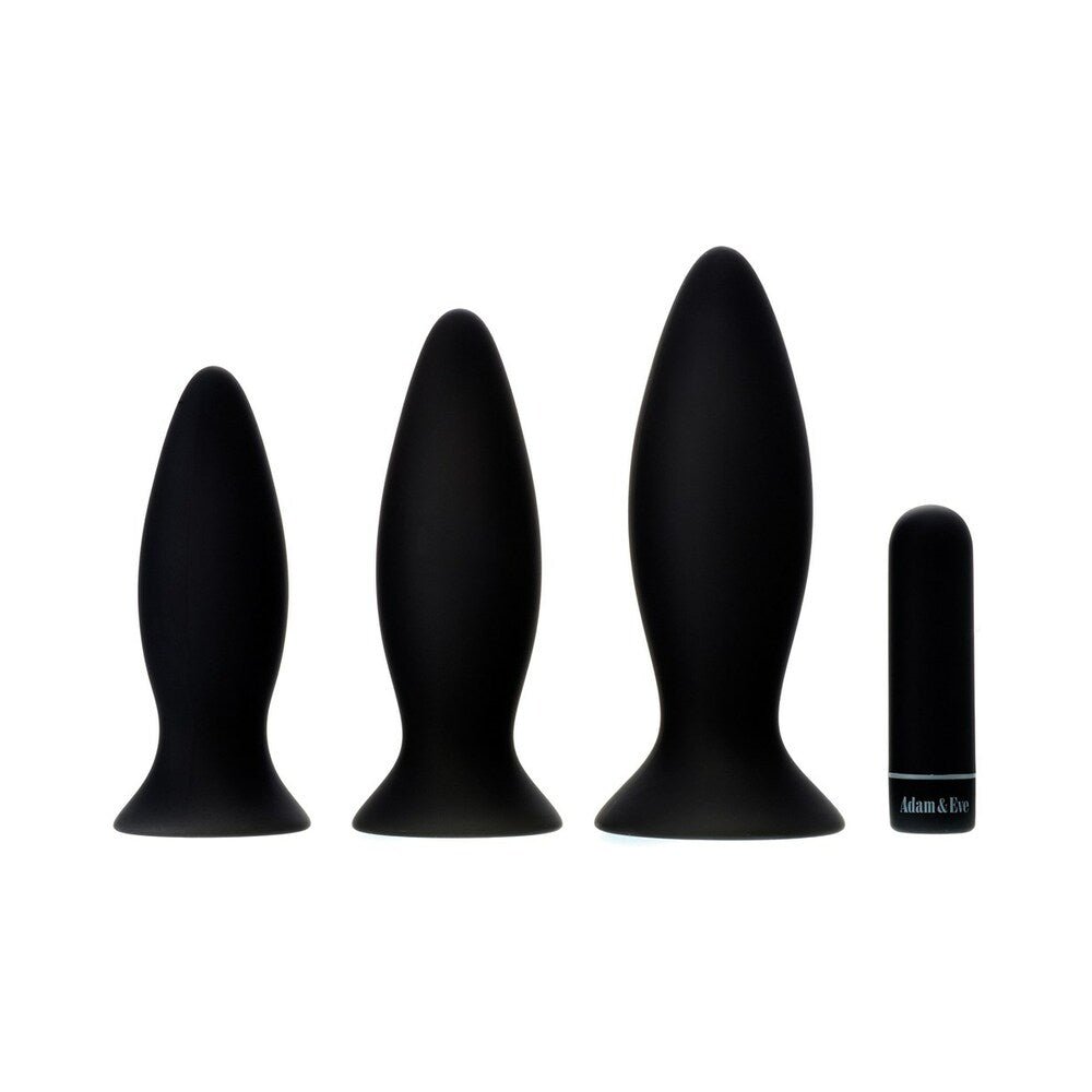 Adam & Eve Rechargeable Vibrating Anal Plug Trainer Kit - Image 2
