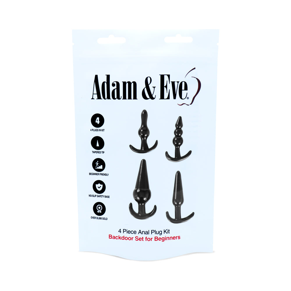 Adam & Eve 4-Piece Anal Plug Kit (Bag) - Image 4
