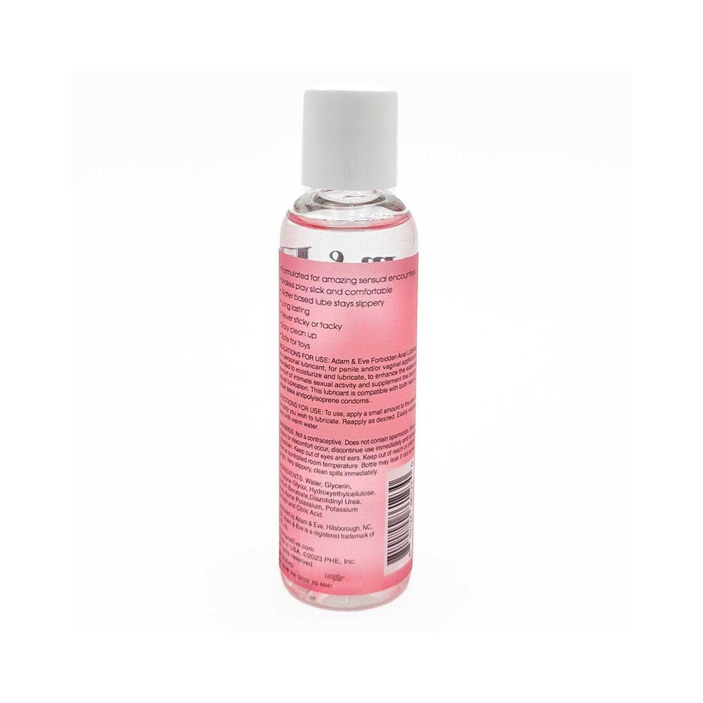 Adam & Eve Forbidden Water-Based Anal Lubricant 4 oz. - Image 2
