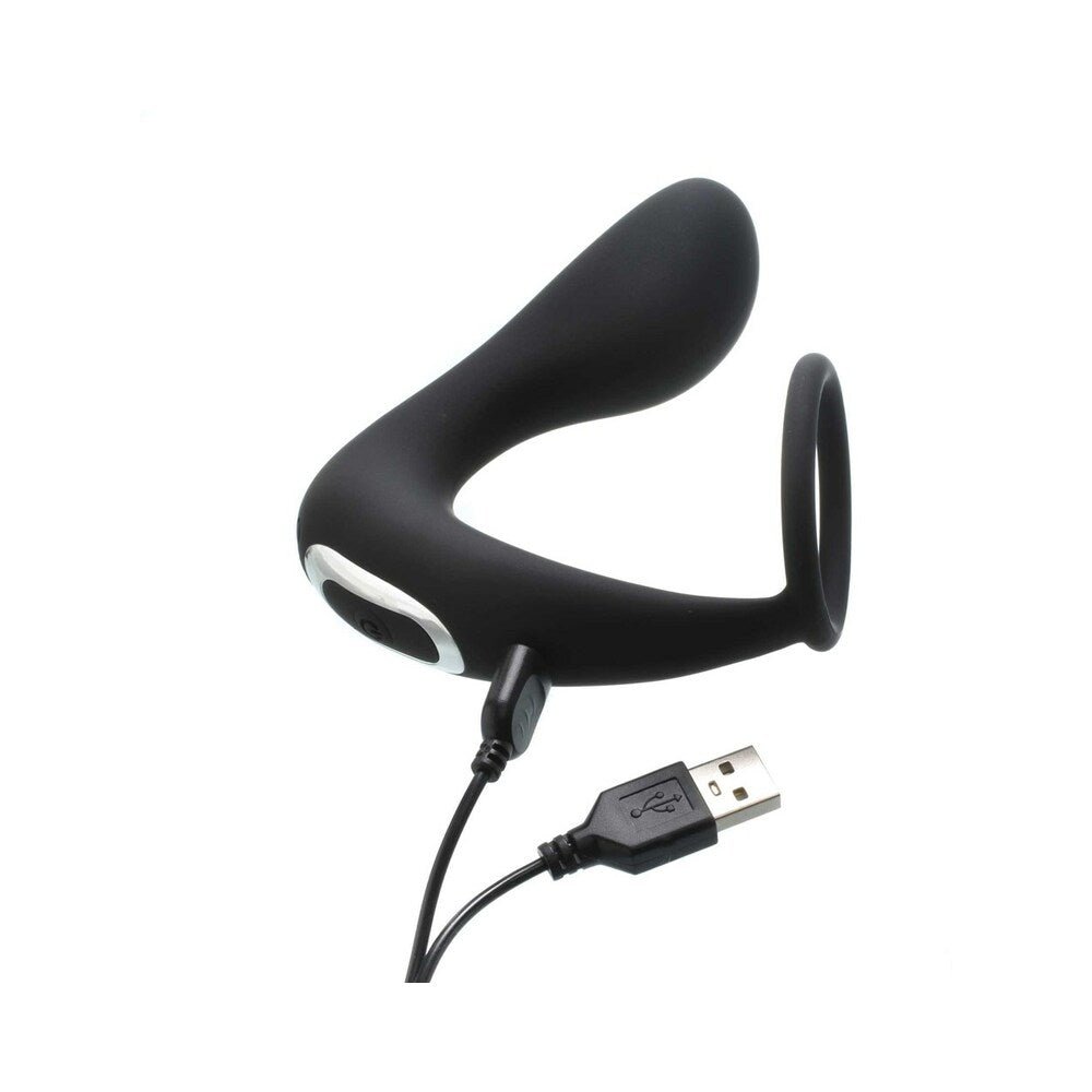 Adam & Eve Adam''s Rechargeable Prostate Pleaser + C-Ring - Image 5