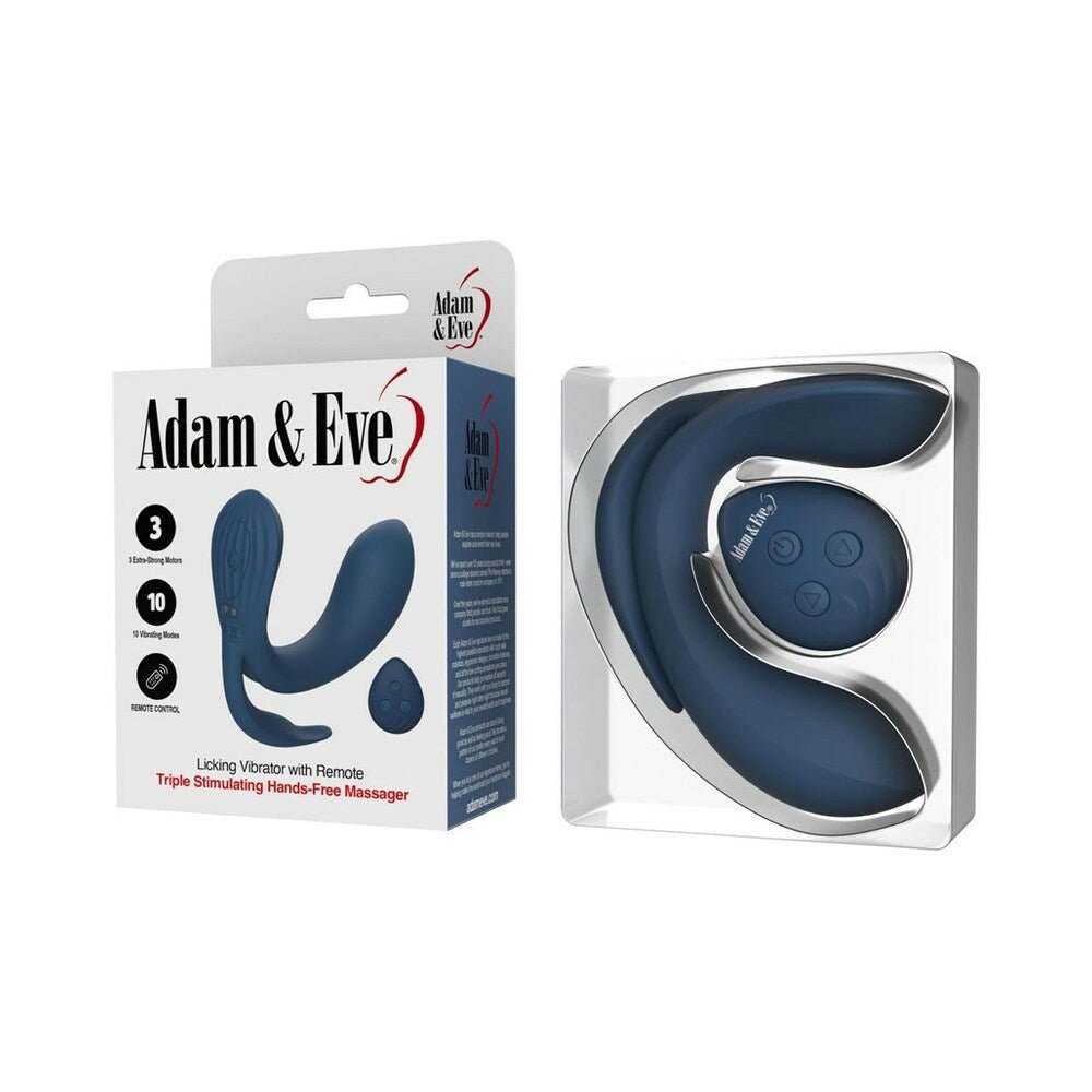 Adam & Eve Licking Vibrator with Remote - Image 7