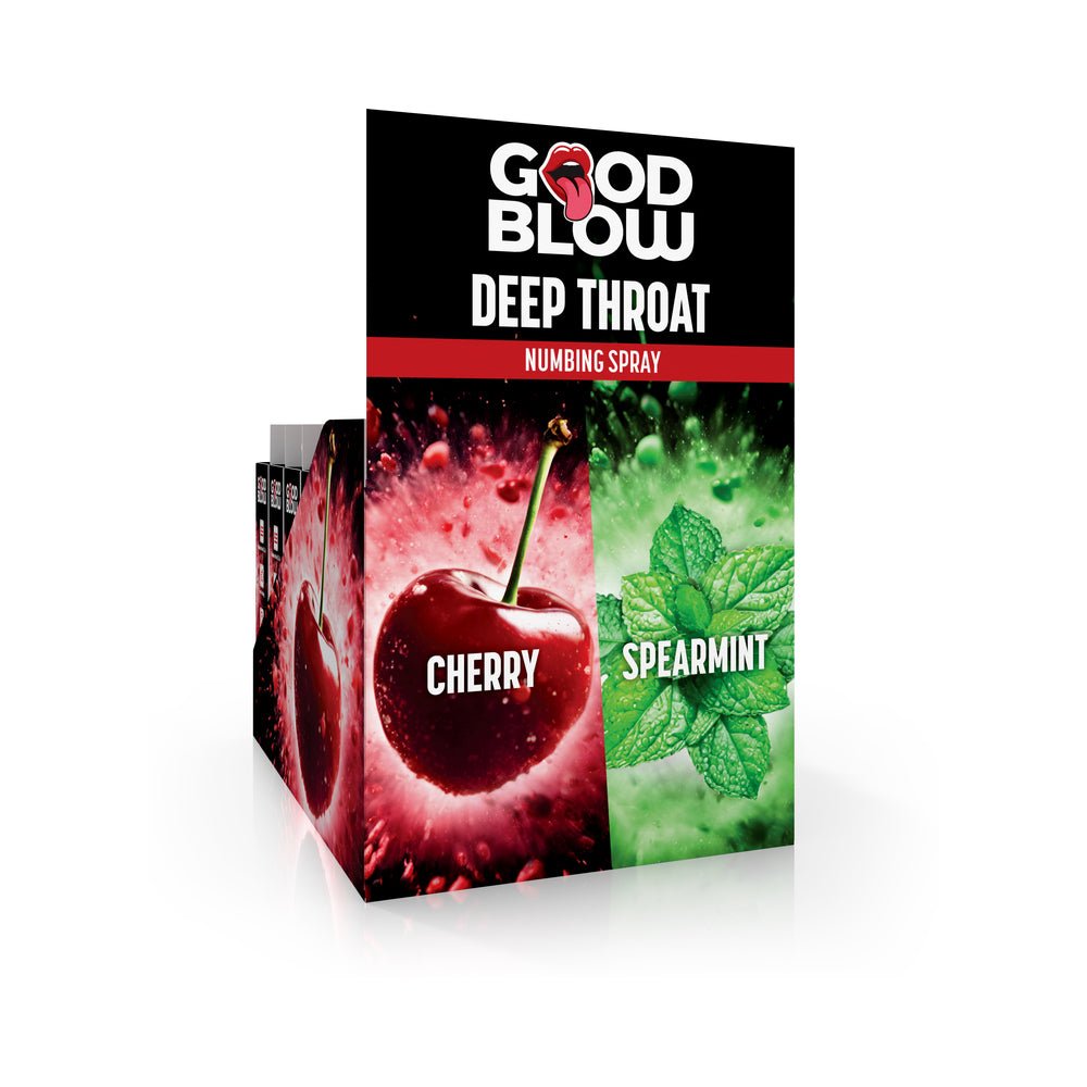 Good Blow Throat Numbing Spray Cinnamon/Spearmint 24-Piece POP Display - Image 3