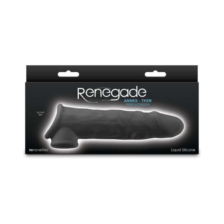 Renegade Annex Thin Penis Extension Black