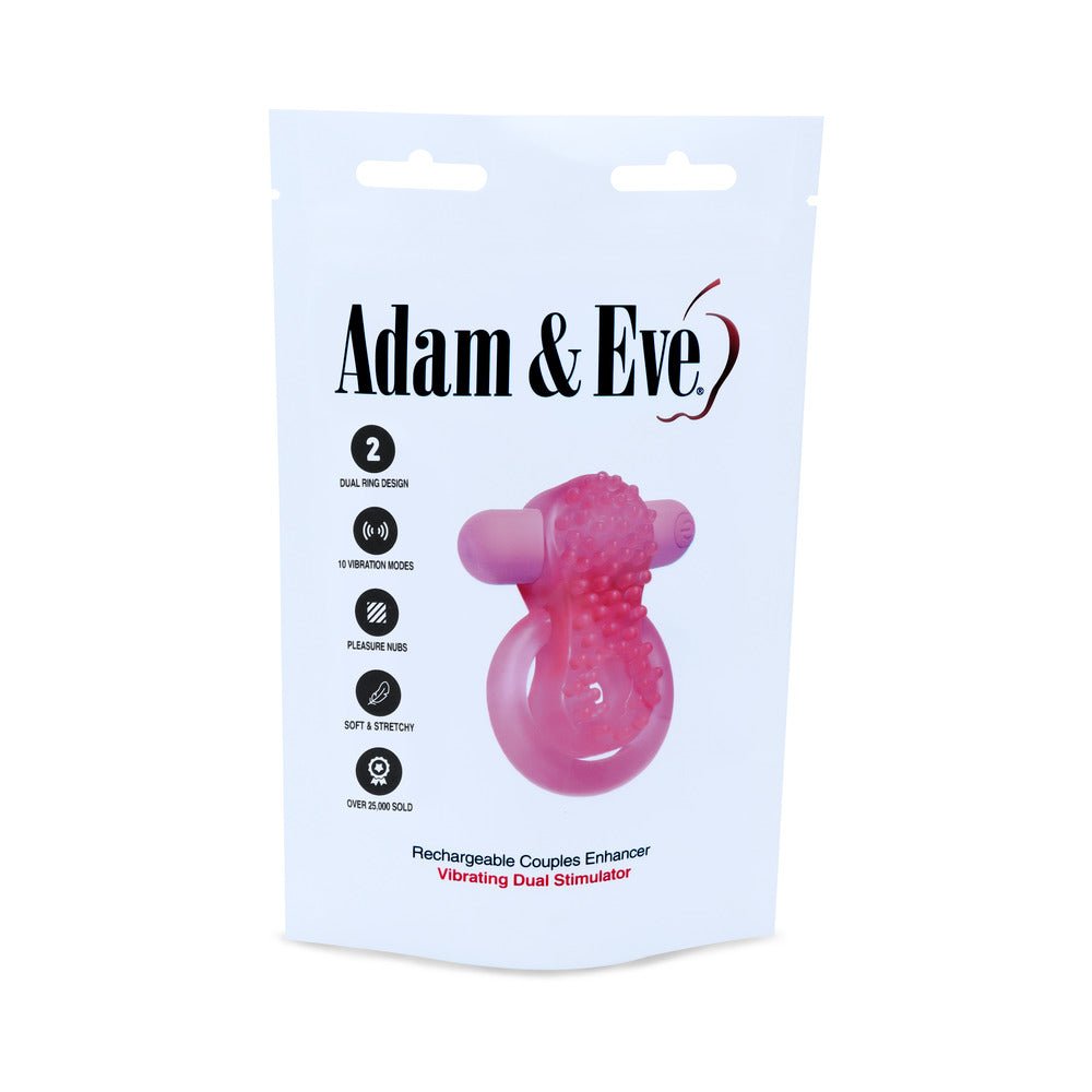 Adam & Eve Rechargeable Couples Enhancer Ring (Bag Packaging) - Image 3