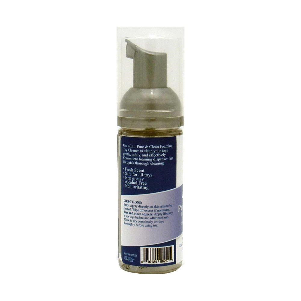 Adam & Eve 4 in 1 Pure & Clean Foaming Toy Cleaner 1.6 oz. - Image 2