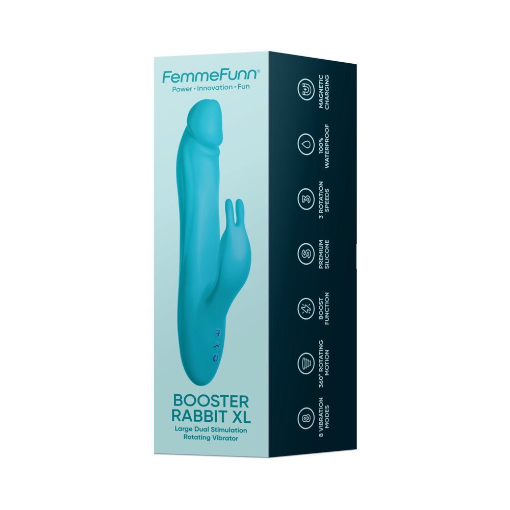 FemmeFunn Booster Rabbit XL Turquoise - Image 8