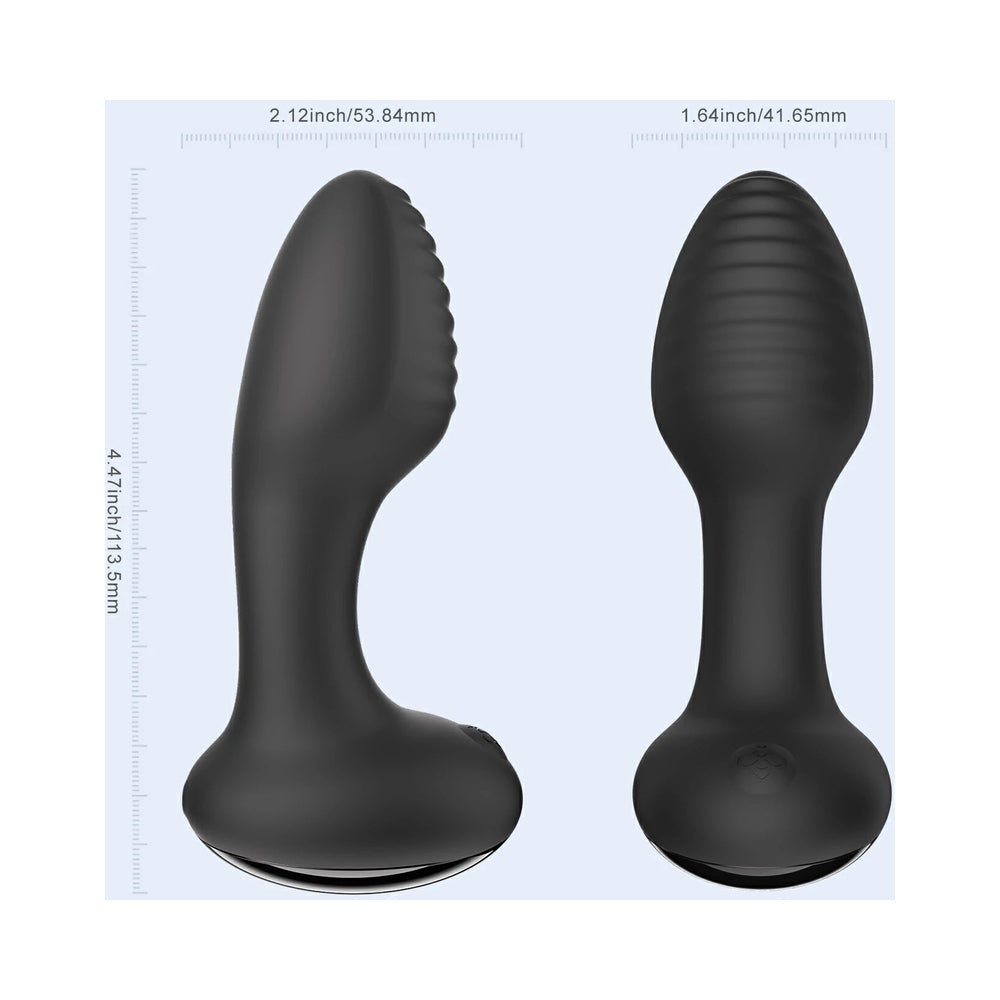 Honey Play Box Frenzy Pressure Sensing App-Controlled Rotating Butt Plug Black - Image 3