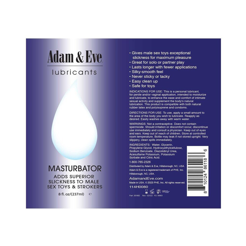 Adam & Eve Masturbator Lubricant 4 oz. - Image 3