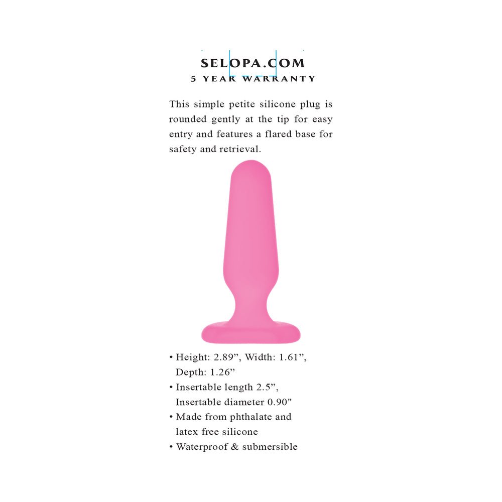 Selopa Petite Plug Silicone Pink - Image 7