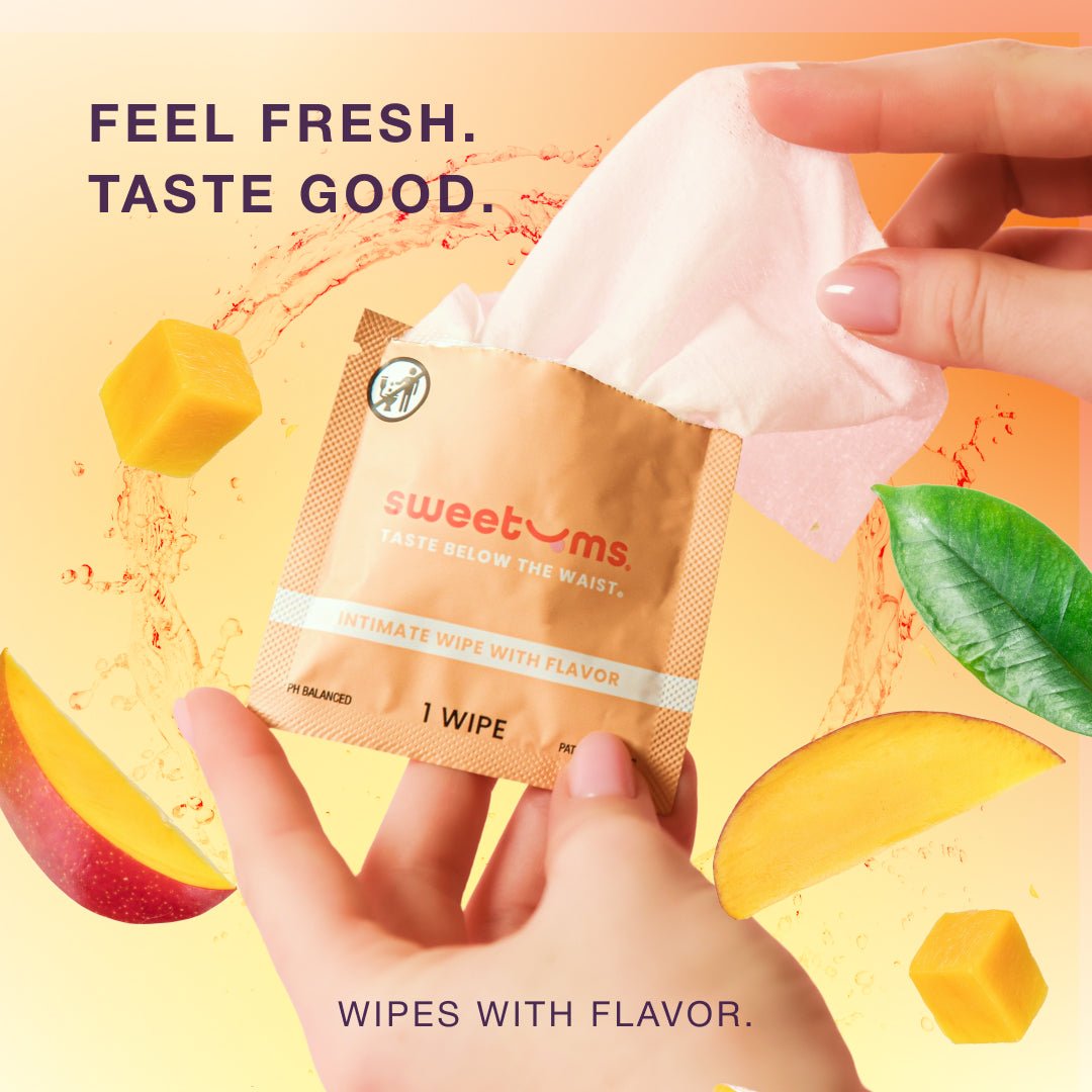 Sweetums Intimate Wipes Mango Individual - Image 3
