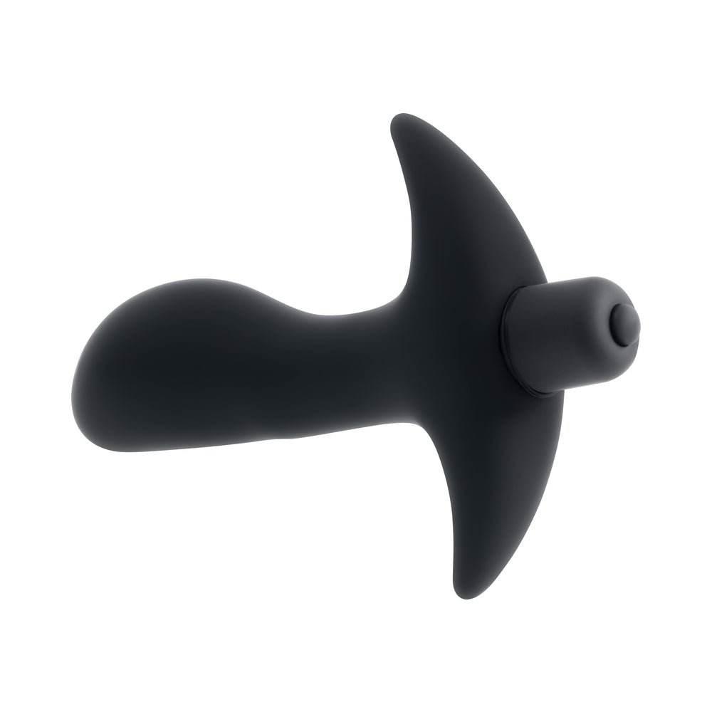 Selopa P-Spot Trainer Battery Operated Prostate Vibe Silicone Black - Image 5