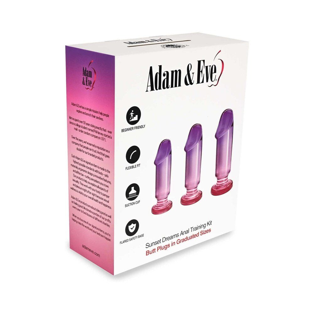 Adam & Eve Sunset Dreams Anal Plug Training Kit - Image 6