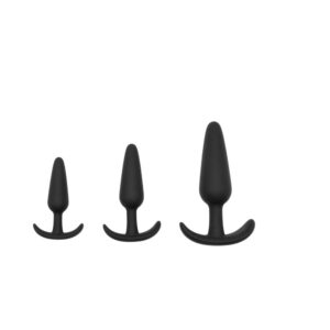 Alternative view of Adam & Eve Naughty Silicone Trainer Kit Black (Bag Packaging)