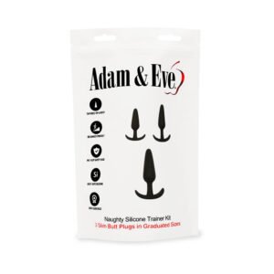 Adam & Eve Naughty Silicone Trainer Kit Black (Bag Packaging) - Image 5