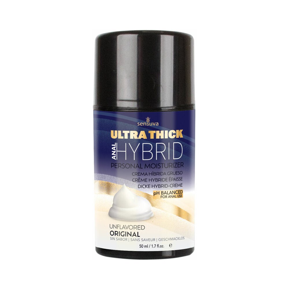 Sensuva Ultra-Thick Anal Hybrid Personal Moisturizer High pH Formula 1.7 oz. Bottle