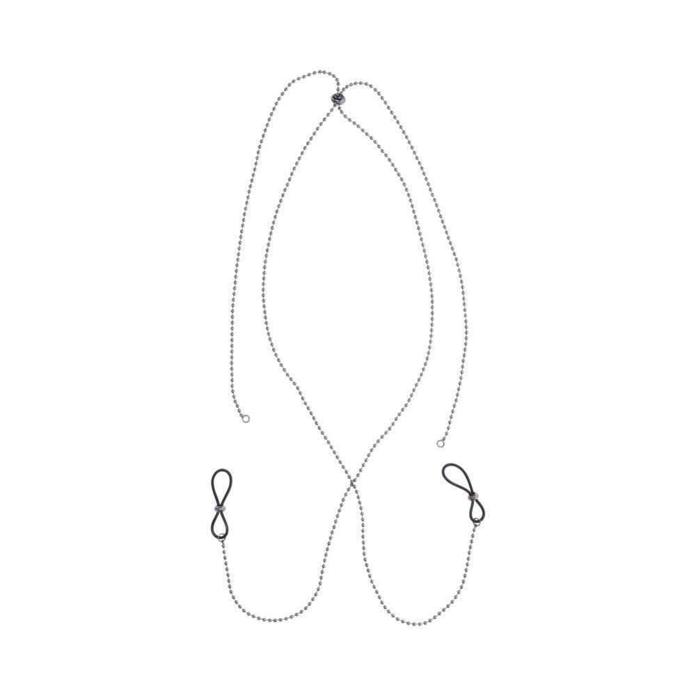 Sportsheets Sex & Mischief Ex''s & Oh''s Body Jewelry with Nipple Ties - Image 2