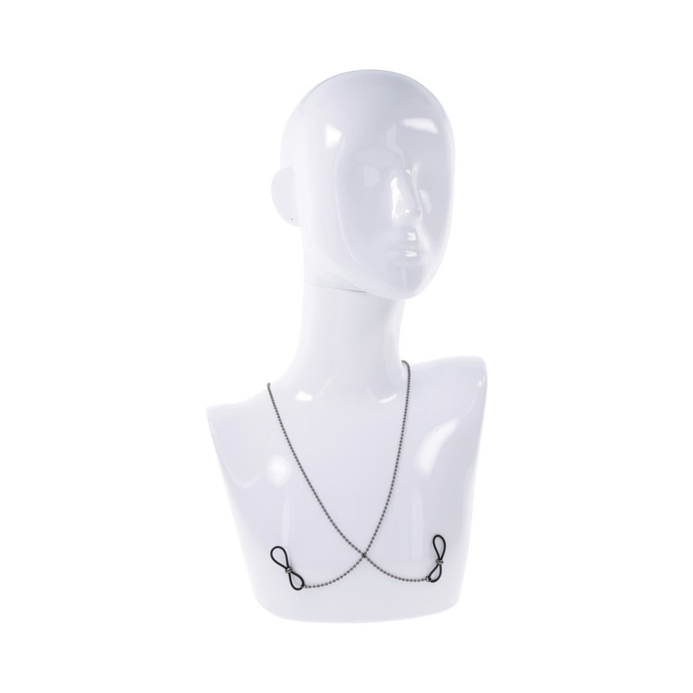 Sportsheets Sex & Mischief Ex''s & Oh''s Body Jewelry with Nipple Ties - Image 5