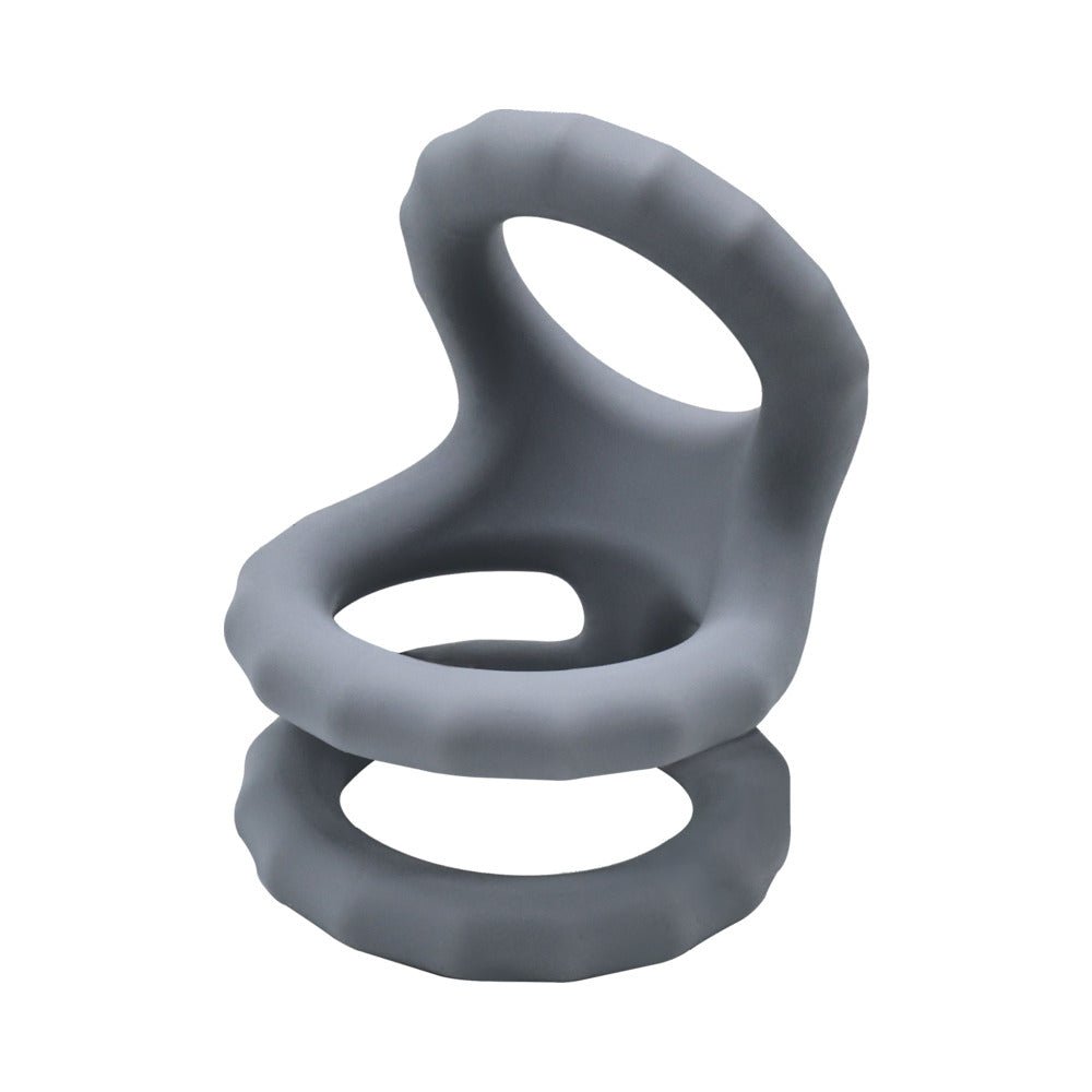 Adam & Eve Adam''s Ridged Triple Cage (Bag Packaging) - Image 2