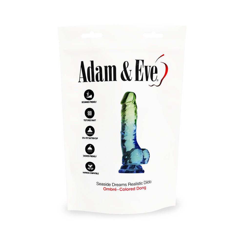 Adam & Eve Seaside Dreams Realistic Dildo 7.5 in. (Bag Packaging) - Image 5