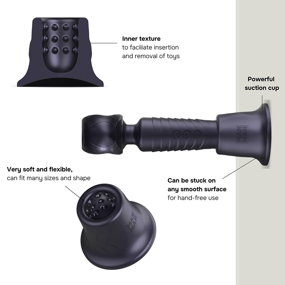 MAN WAN Holden Universal Wand Holder Black Plum - Image 2