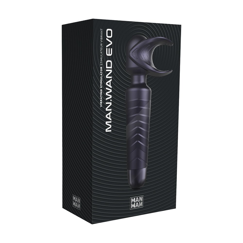 MAN WAN Man.Wand Evo 2-in-1 Frenulum Stimulator & Wand with Crescendo Black Plum - Image 7