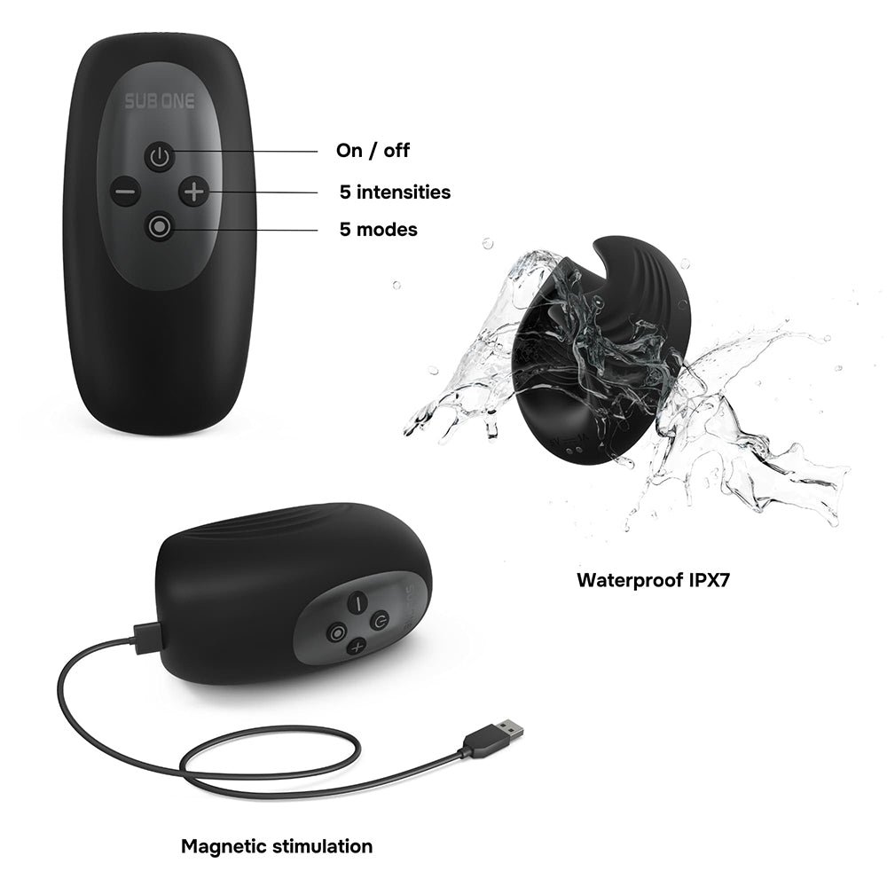 MAN WAN Sub One Tapping Stimulator Infinite Black - Image 3