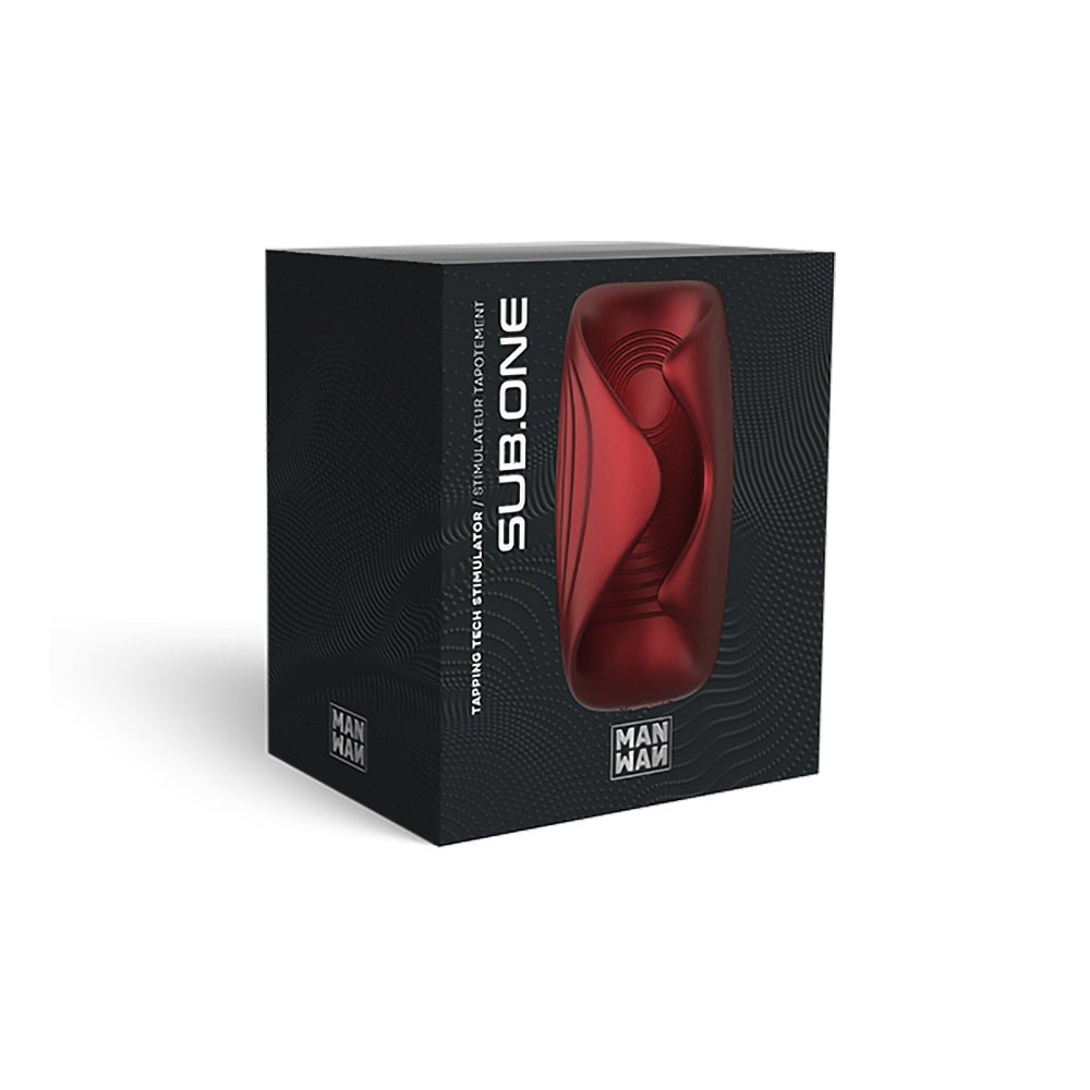 MAN WAN Sub One Tapping Stimulator Velvet Red - Image 7