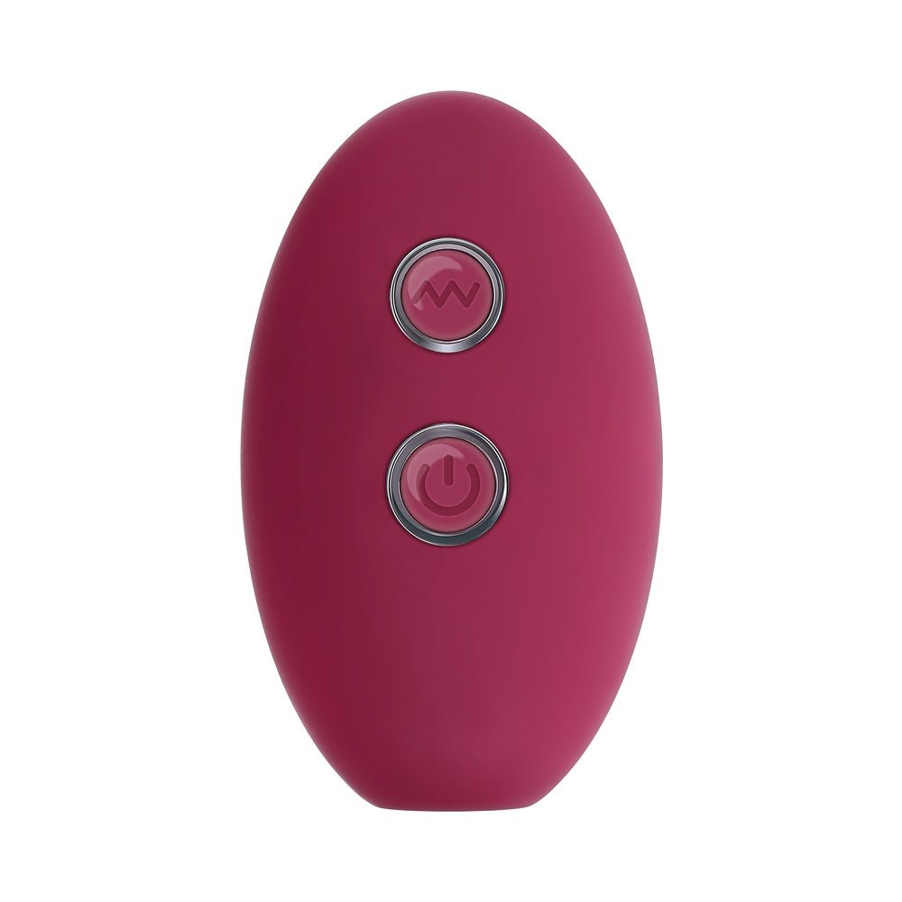 Evolved Come On Over Rechargeable Silicone Remote-Controlled Come-Hither Vibrator Burgundy - Image 10