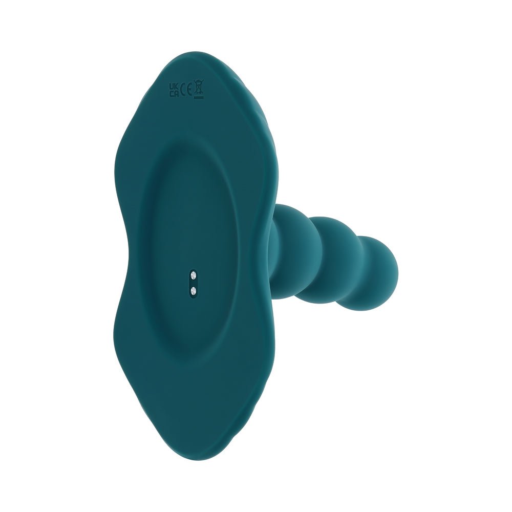 Playboy Have A Seat Rechargeable Silicone Remote-Controlled Vibrating Grind Pad Deep Teal - Image 7