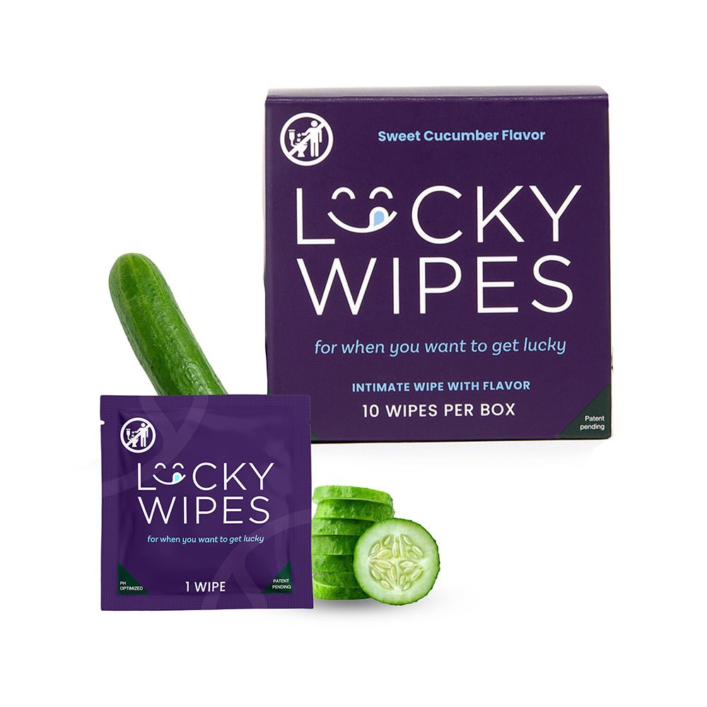 Sweetums Lucky Wipes Cucumber Flavor 10-Pack - Image 2