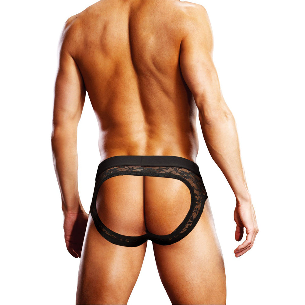 Prowler Lace Open Brief Black XL - Image 3