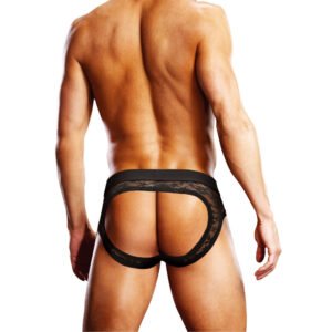 Prowler Lace Open Brief Black 2XL - Image 3