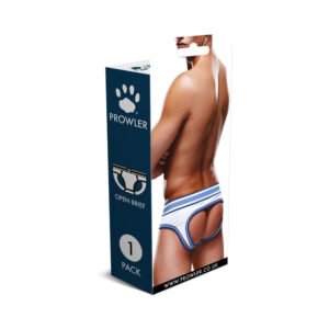 Prowler Open Brief White/Blue XL - Image 4