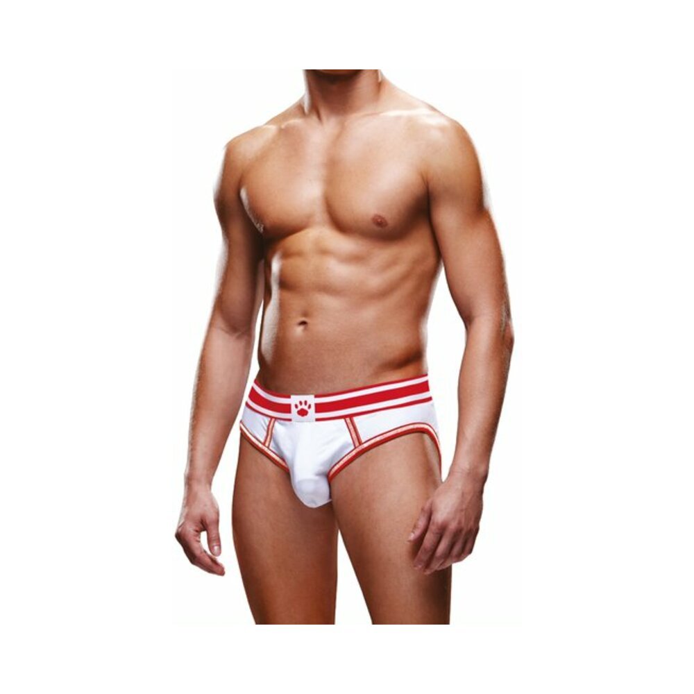 Prowler Open Brief White/Red XL - Image 2